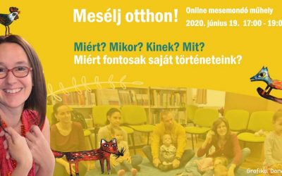 Mesélj otthon! – online mesemondó műhely